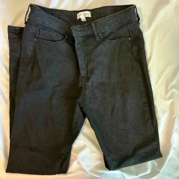 - Jessica Simpson women or juniors, denim black jeans/pants size 6 - Picture 1 of 8